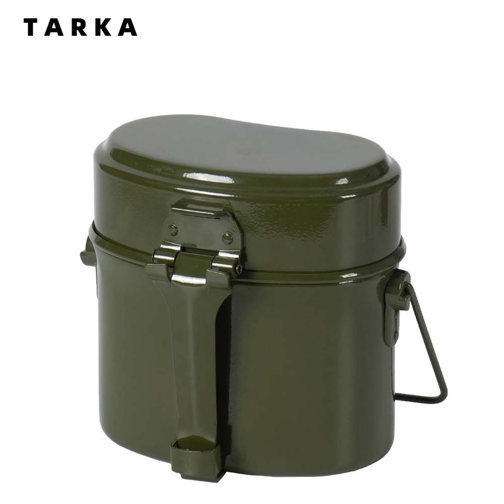 Camping Cooking Kit Box - TARKA Camping Lunchbox Armee Kantine Tasse