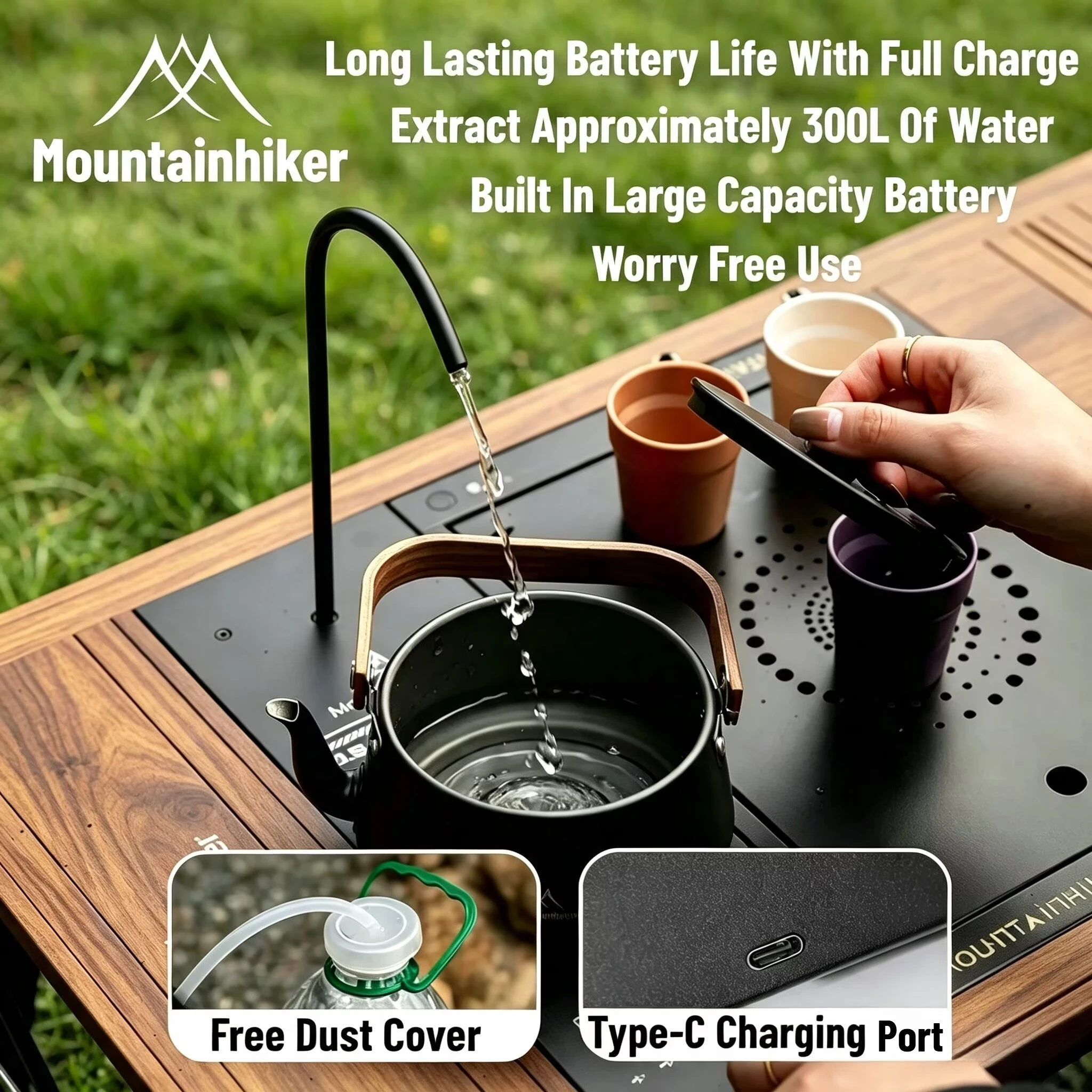 Camping Cooking Bowl - IGT Elektrischer Wasserspender Camping IGT Wasserdichte