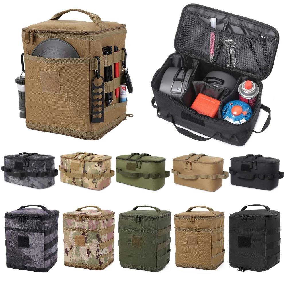 Camping Cooking No Gas - Taktische Tasche Camping Aufbewahrungstasche Kochutensilien Organizer