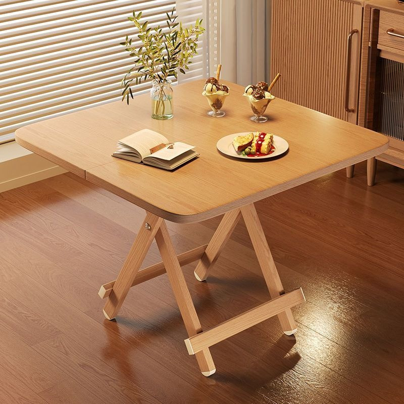 Camping Cooking Table - 1-teiliger umweltfreundlicher quadratischer Klapptisch aus Holz