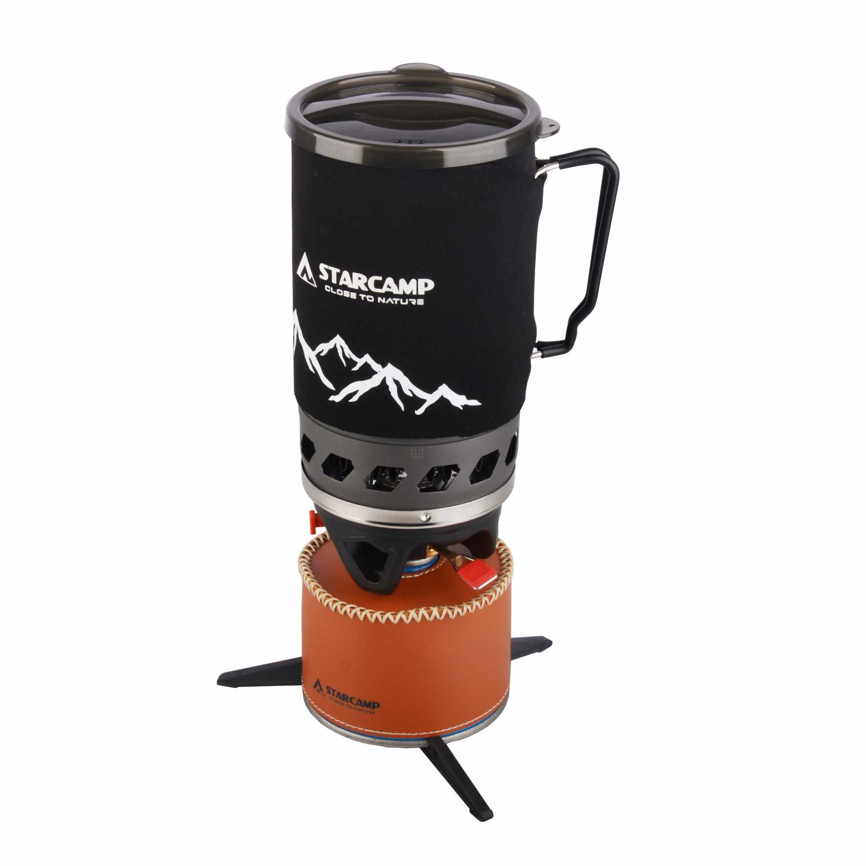 Camping Cooking No Gas - STARCAMP 1400 ml Outdoor Fastboil Jet