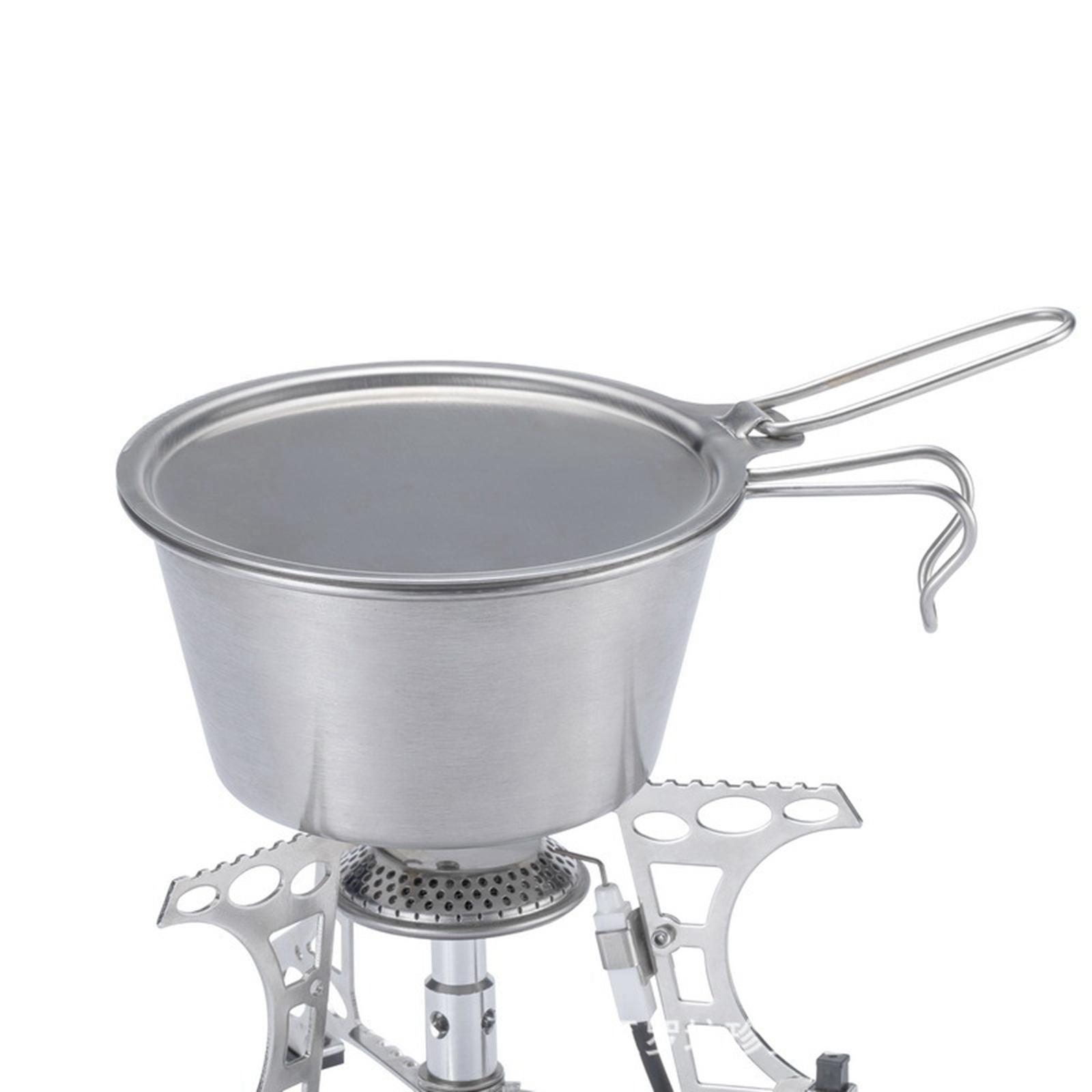 Camping Lightweight Cooking Pot - Leichter Camping-Topfdeckel, Schüssel, Geschirr, Deckel für