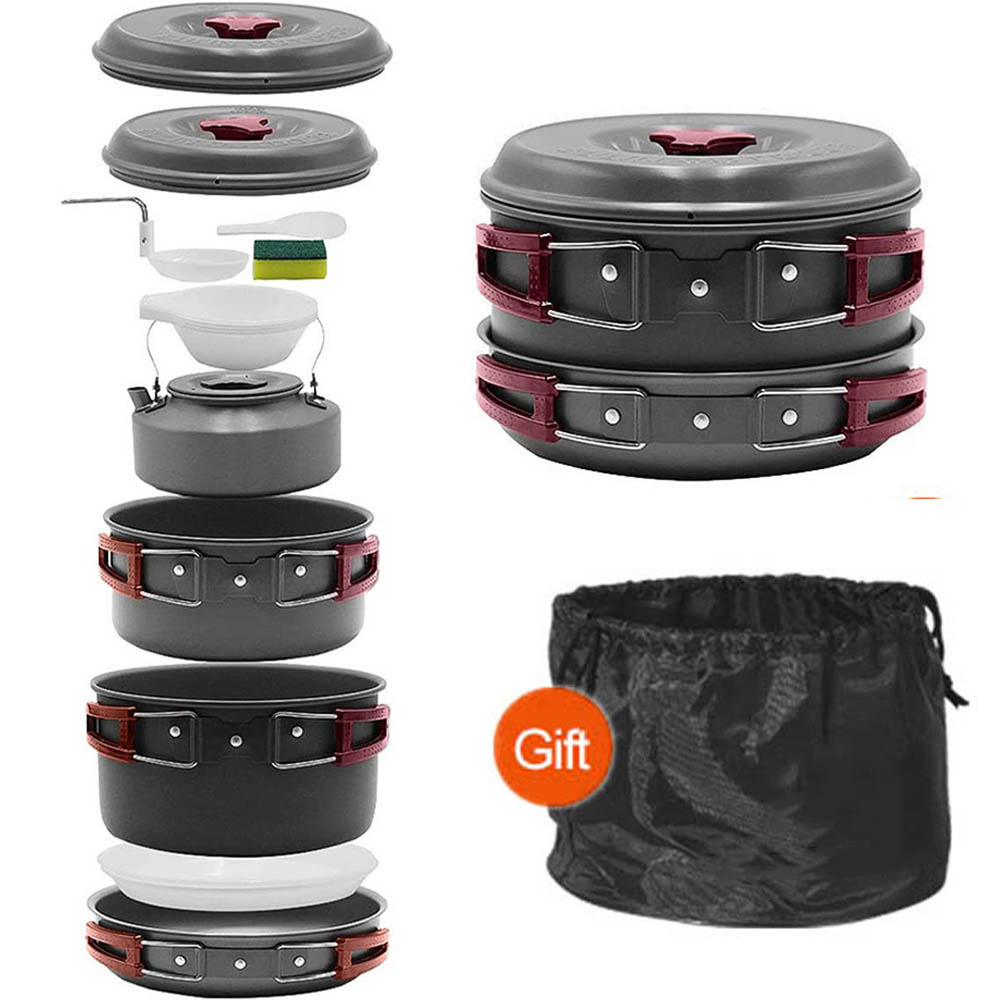 Camping Cooking Meat - Kochen im Freien 3-4 Personen Picknick