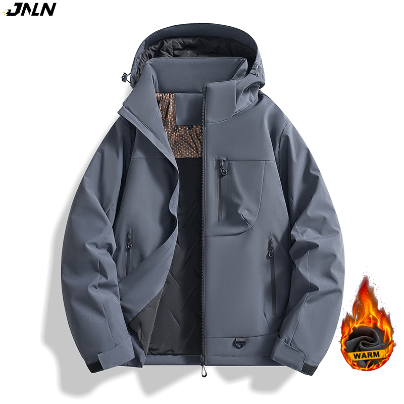 Camping Cooking Windbreak - JNLN Herren wasserdichte Fleecejacke Graphene Inner