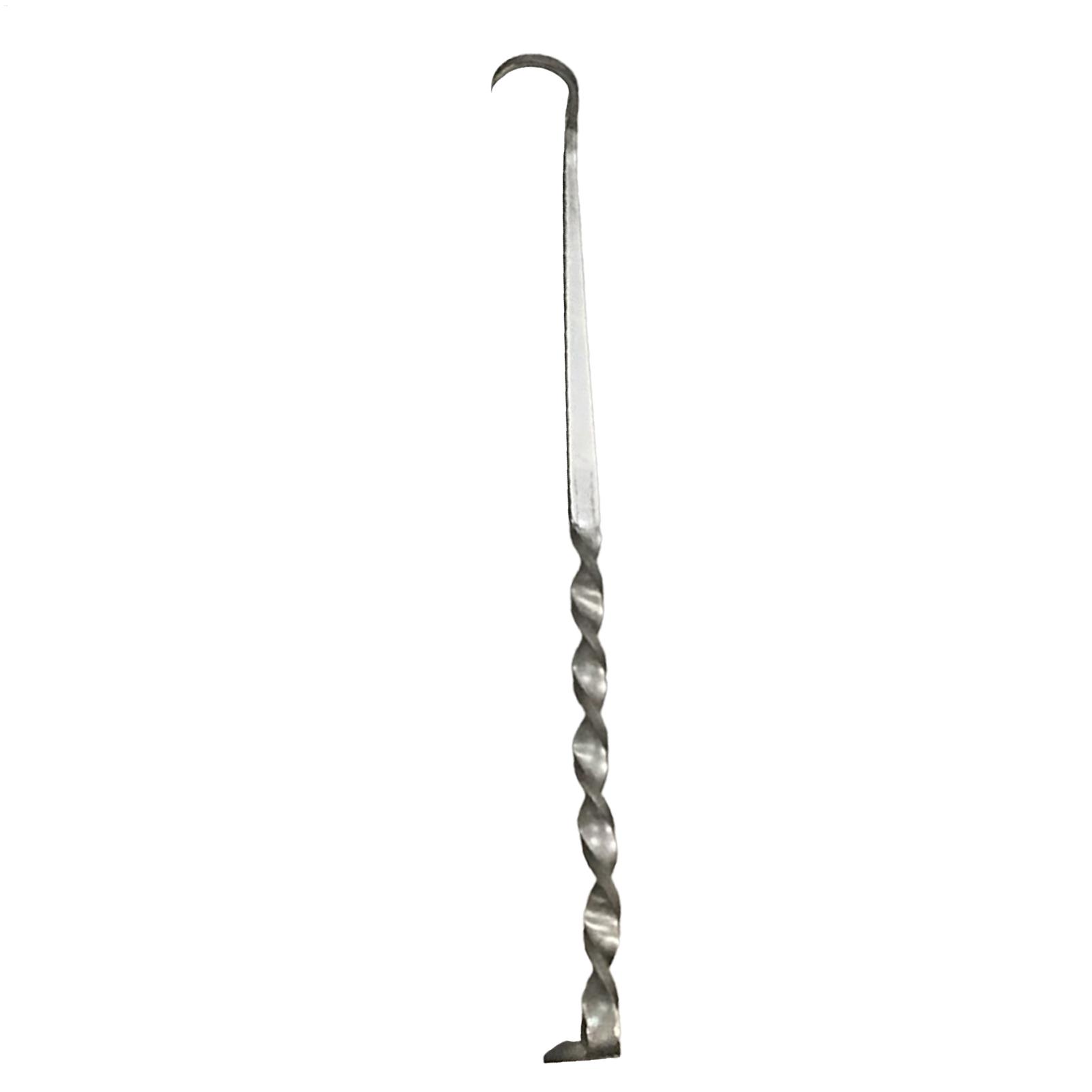Camping Cooking Multi Tool - Steak-Flipper-Haken aus Metall, Mehrzweck-Grillwerkzeug, Fleisch-Flipper-Haken für