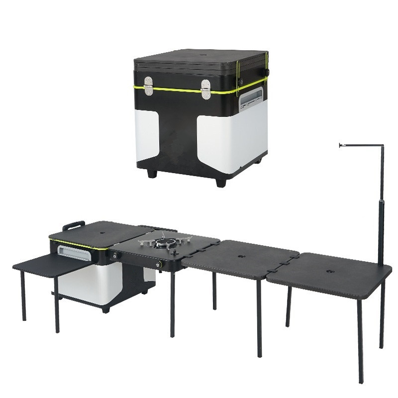 Camping Cooking Multi Tool - Outdoor Kochen Klappbare Aufbewahrungsbox Selbstfahren Integrierter