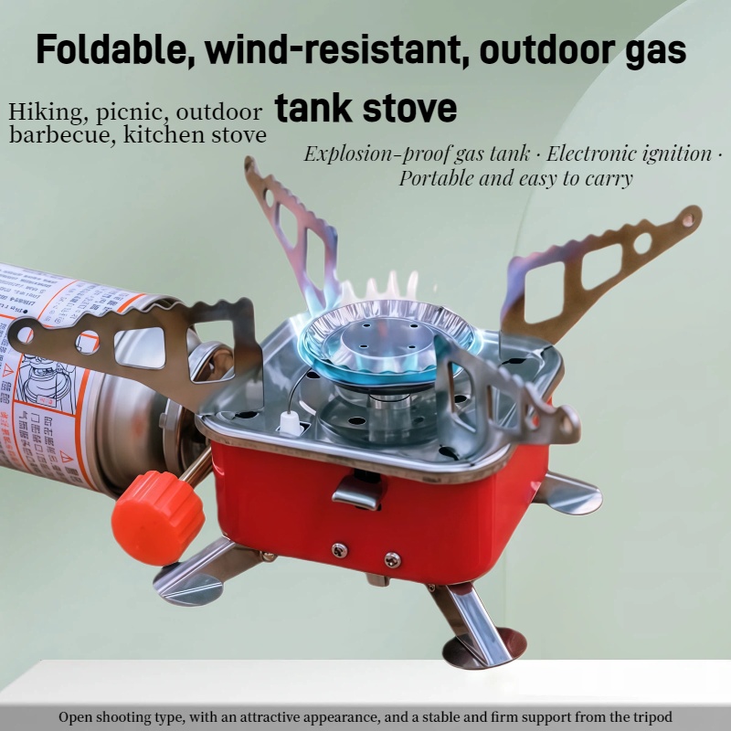 Camping Cooking No Gas - Outdoor Mini Quadratischer Campingkocher Tragbarer Klappbarer