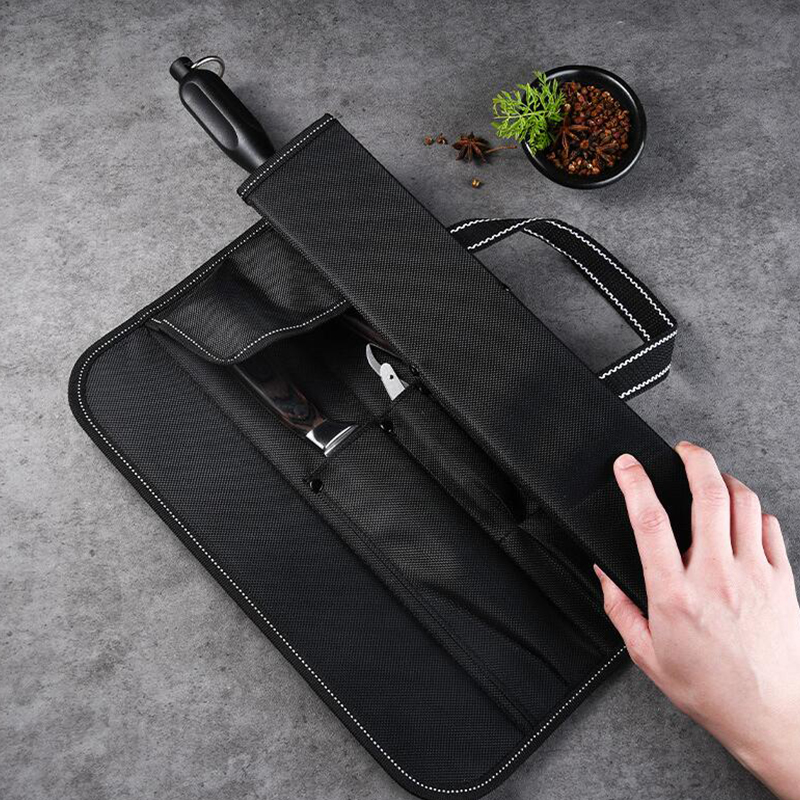 Camping Cooking Multi Tool - Mehrfach-Taschen Oxford-Stoff Messerrolltasche für Professionelle Köche