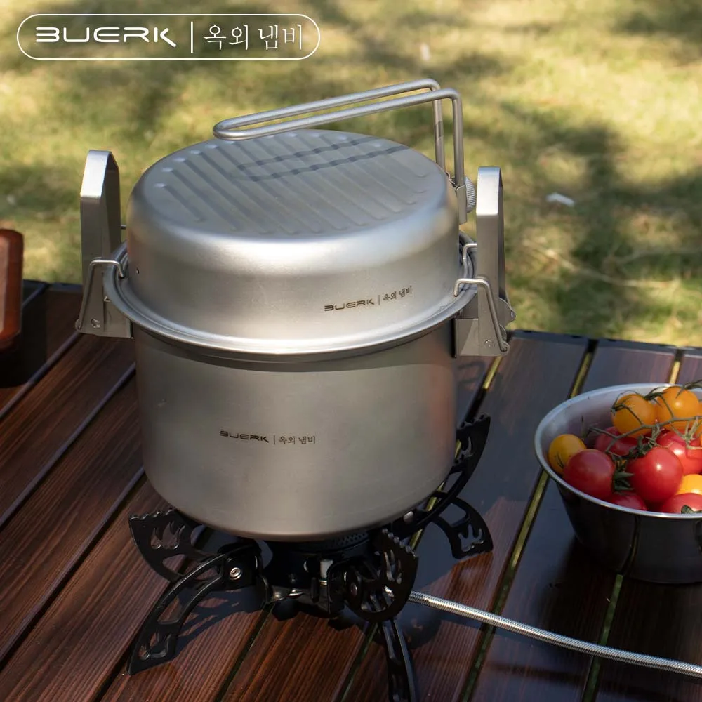 Camping Cooking Multi Tool - Multifunktionaler Dampf- und Brattopf für Outdoor-Camping,