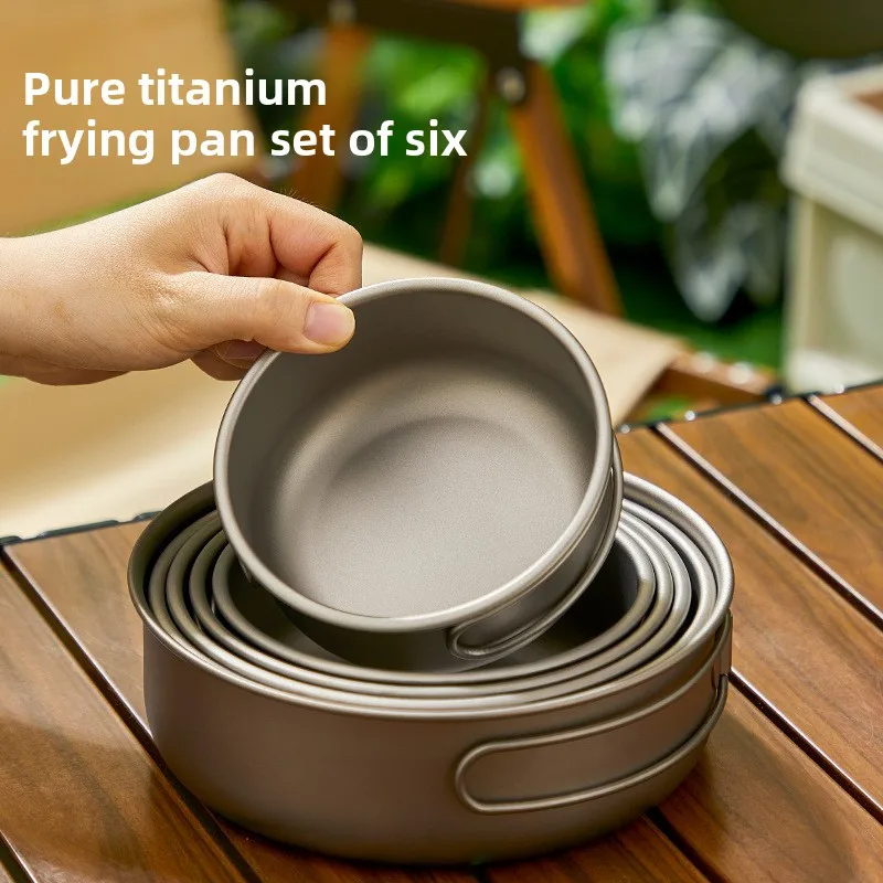 Camping Lightweight Cooking Pot - Titan Outdoor Topf Set Picknick Camping