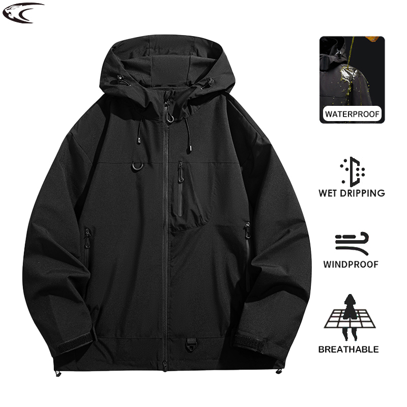 Camping Cooking Windbreak - LNGXO Unisex wasserdichte Windjacke für Outdoor-Sport,