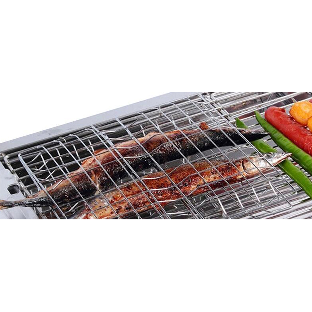Camping Cooking Basket - Hochwertiger BBQ-Korb Grillzubehör Drahtnetz-Werkzeug für Outdoor-Kochen