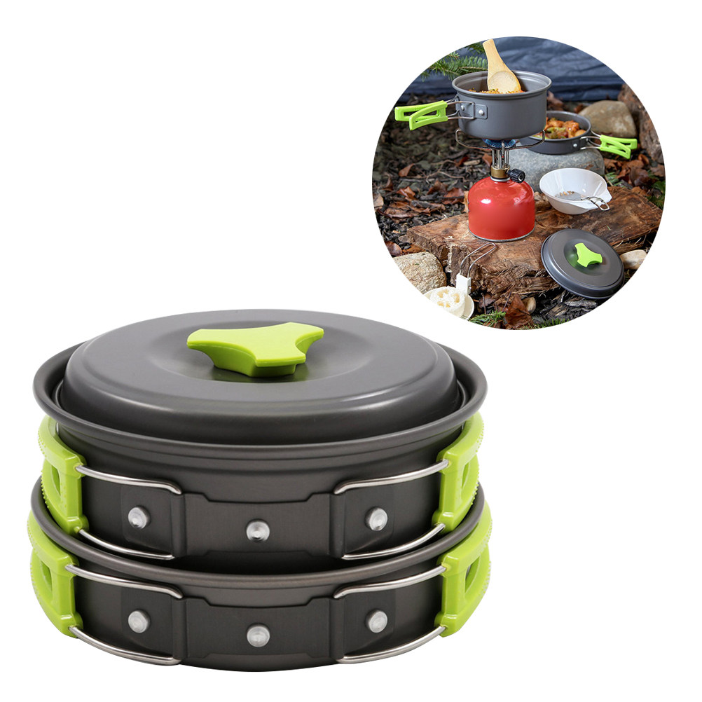10-teiliges Leichtgewicht-Camp – Camping Lightweight Cooking Pot Bewertung und Preis