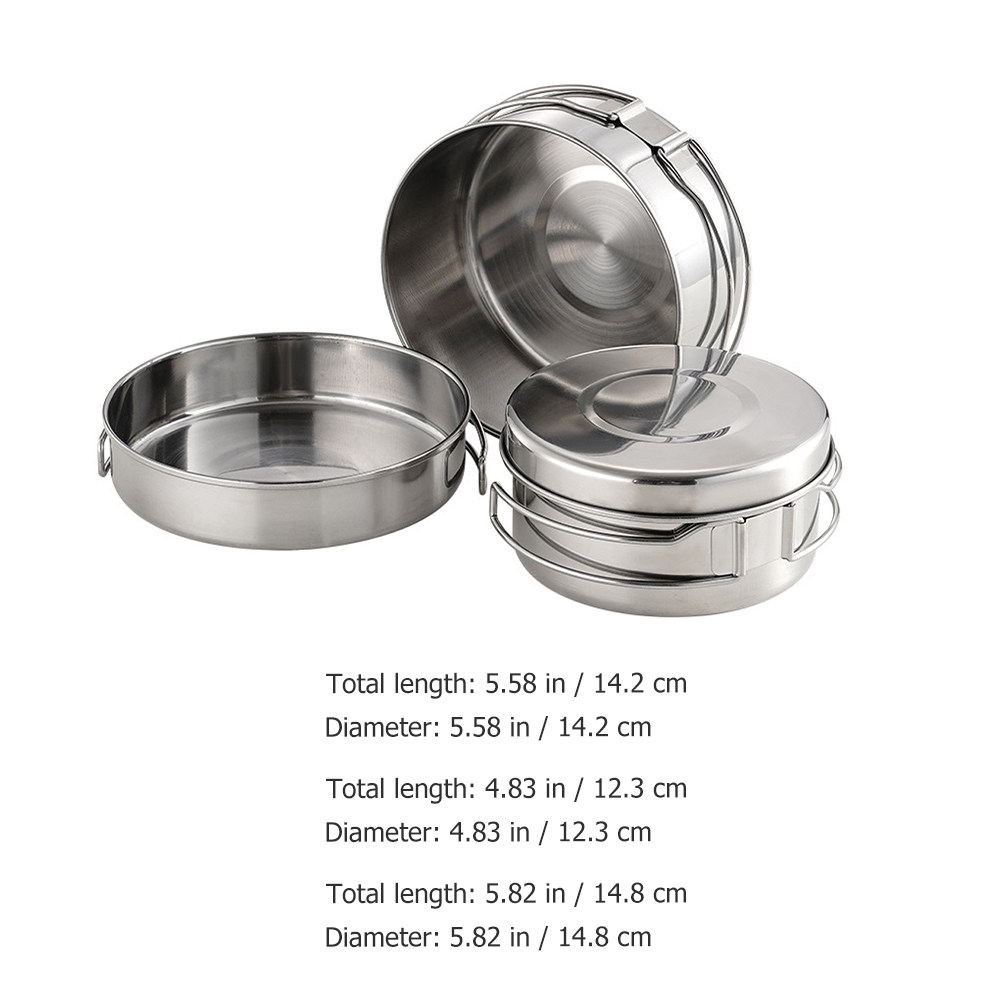 1 Set Outdoor-Camping-Kochgesc – Camping Lightweight Cooking Pot Bewertung und Preis