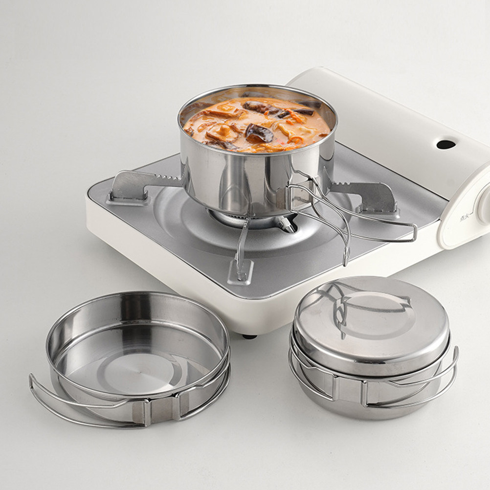 1 Set Outdoor-Camping-Kochgesc – Camping Lightweight Cooking Pot Bewertung und Preis
