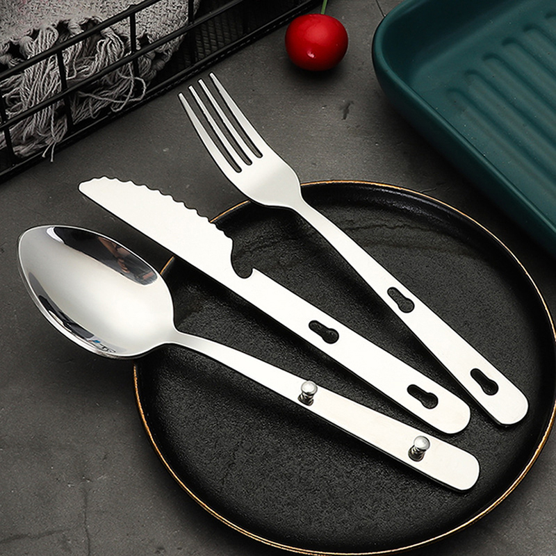 3-teiliges Set Tragbares Edels – Camping Cooking Knife Set Bewertung und Preis