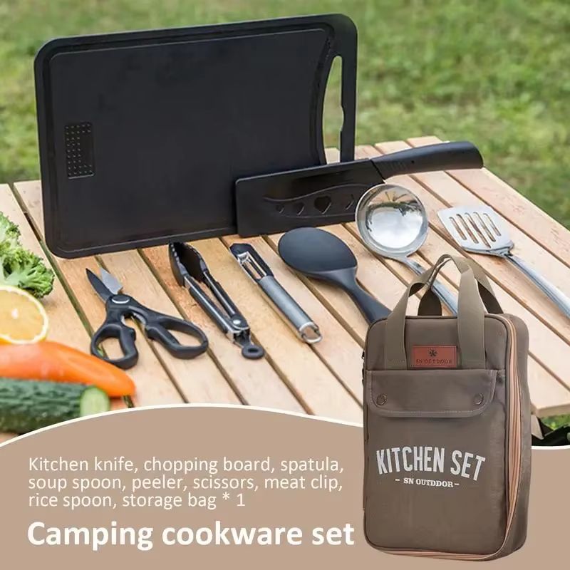 8-teiliges Camping-Kochgeschir – Camping Cooking Bundle Bewertung und Preis