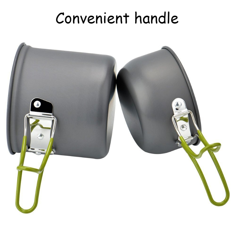 Tragbares Camping-Kochgeschirr – Camping Lightweight Cooking Pot Bewertung und Preis
