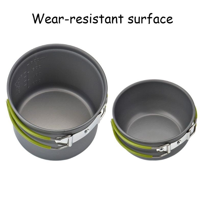 Tragbares Camping-Kochgeschirr – Camping Lightweight Cooking Pot Bewertung und Preis