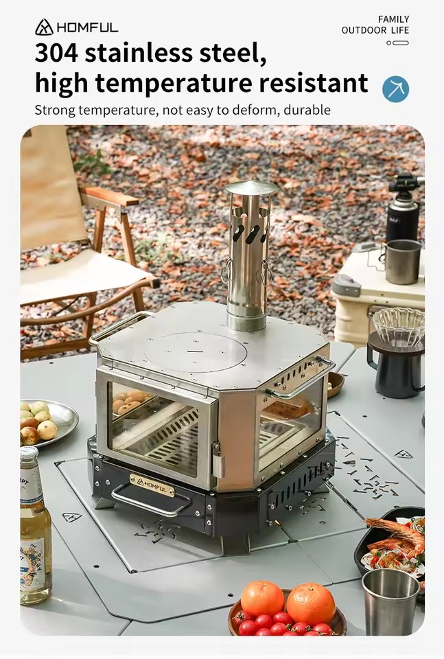 HOMFUL Tragbarer Holzofen für  – Camping Cooking Wood Stove Bewertung und Preis