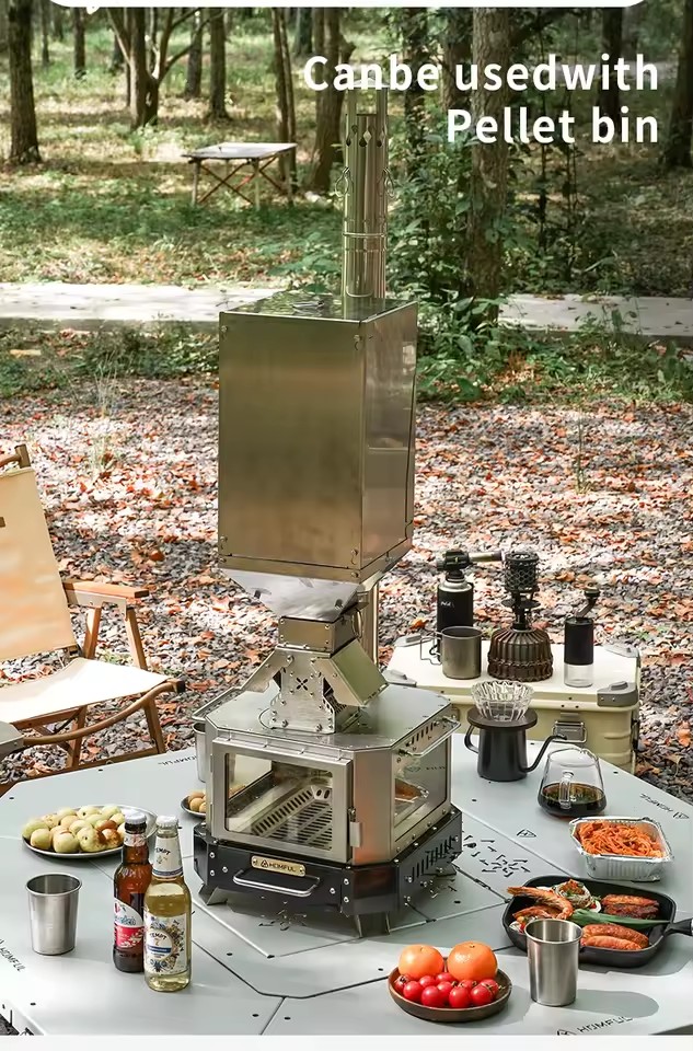 HOMFUL Tragbarer Holzofen für  – Camping Cooking Wood Stove Bewertung und Preis