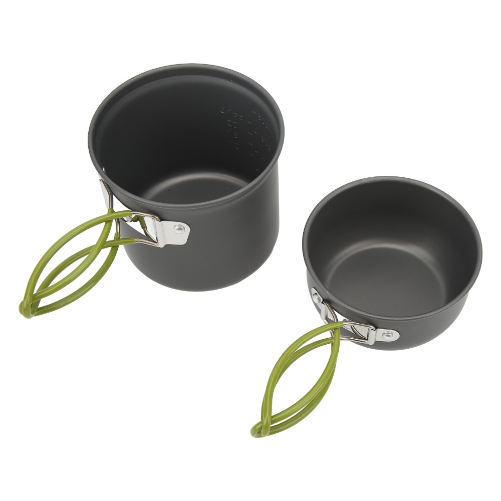 Aluminium Camping-Kochset mit  – Camping Lightweight Cooking Pot Bewertung und Preis