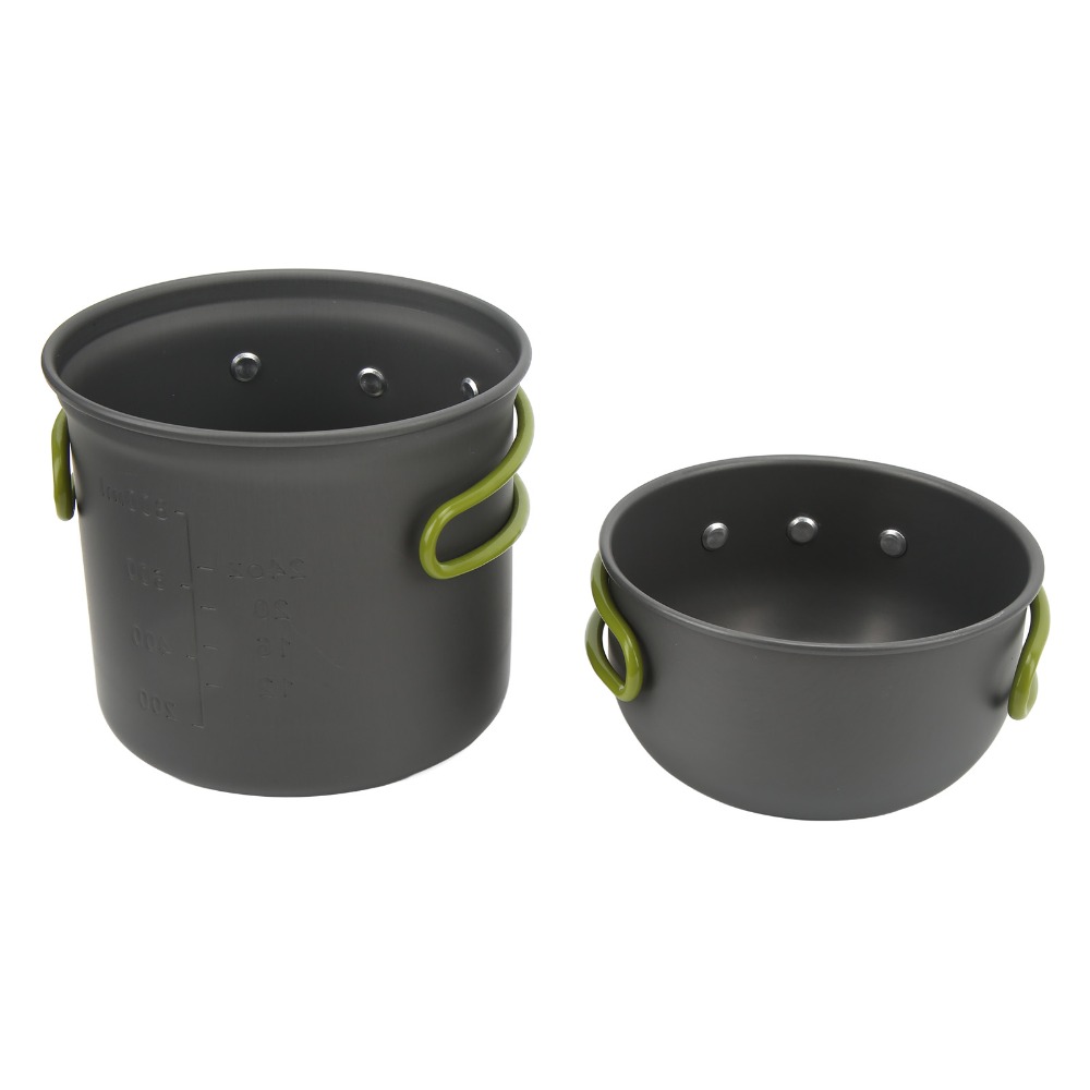 Aluminium Camping-Kochset mit  – Camping Lightweight Cooking Pot Bewertung und Preis