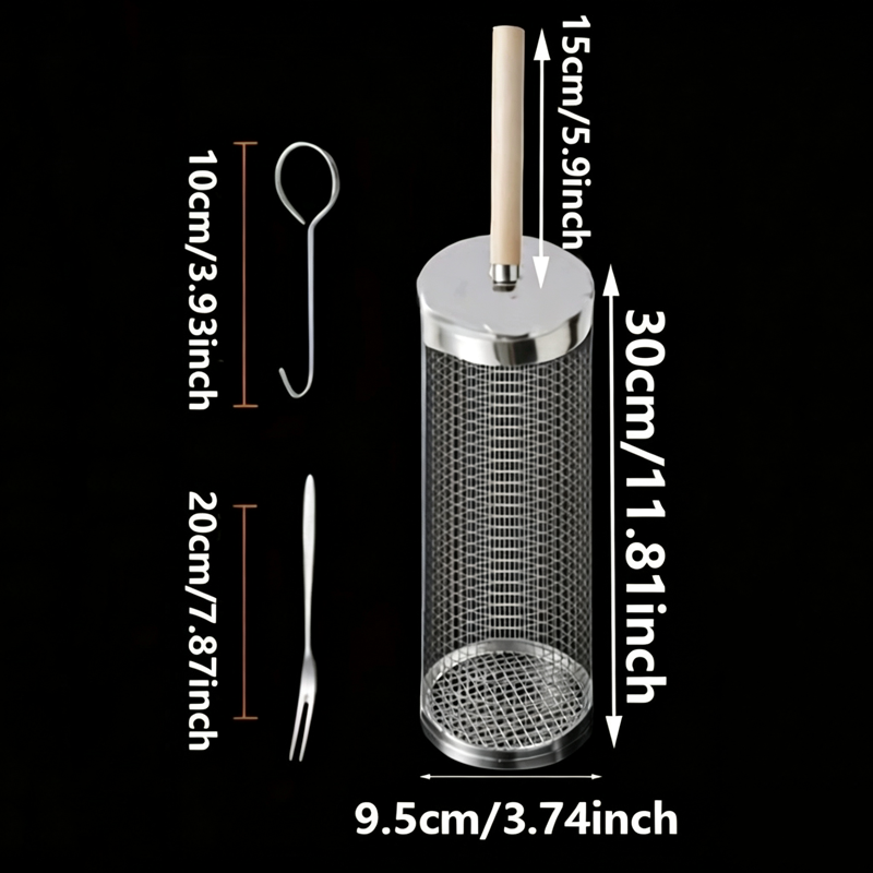 Lebensmittelechter Edelstahl-G – Camping Cooking Basket Bewertung und Preis