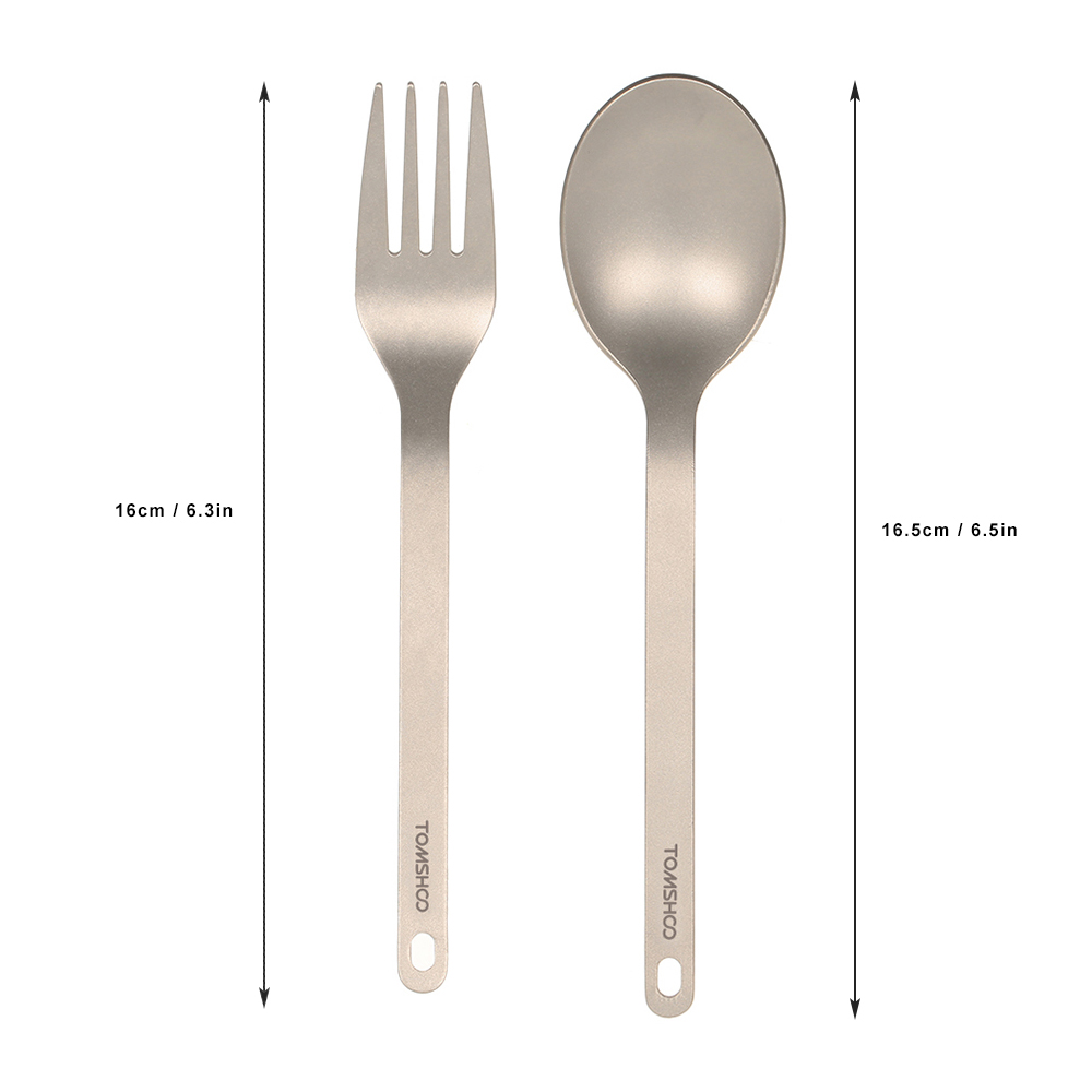 TOMSHOO Titan-Geschirr, Esslöf – Camping Cooking And Cutlery Set Bewertung und Preis