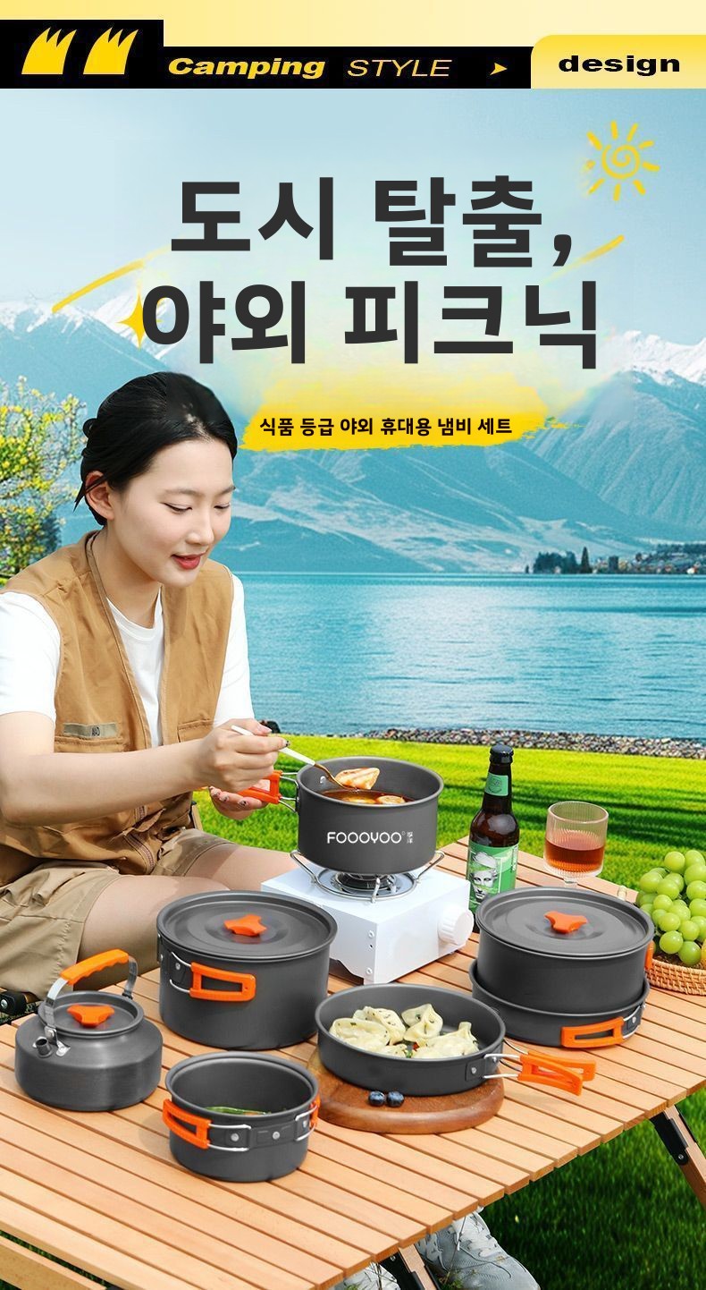 Outdoor-Camping-Kochgeschirr-S – Camping Lightweight Cooking Pot Bewertung und Preis