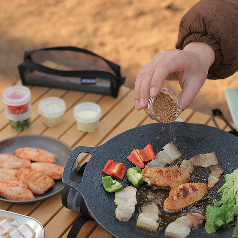 Gewürzflaschen-Set für den Auß – Camping Cooking Kit Box Bewertung und Preis
