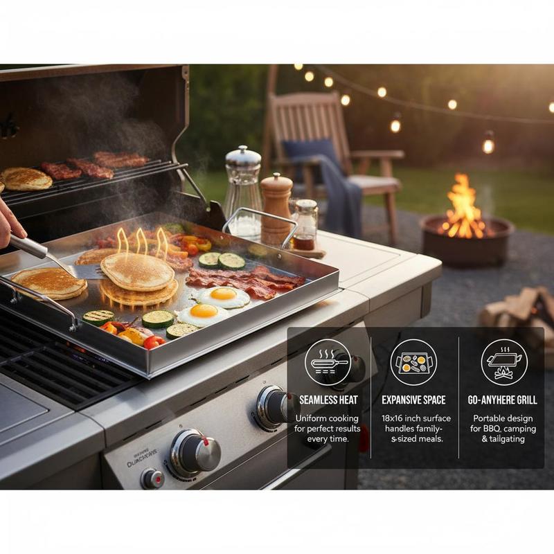 Universelle Flachgrillplatte 1 – Camping Cooking Bowl Bewertung und Preis