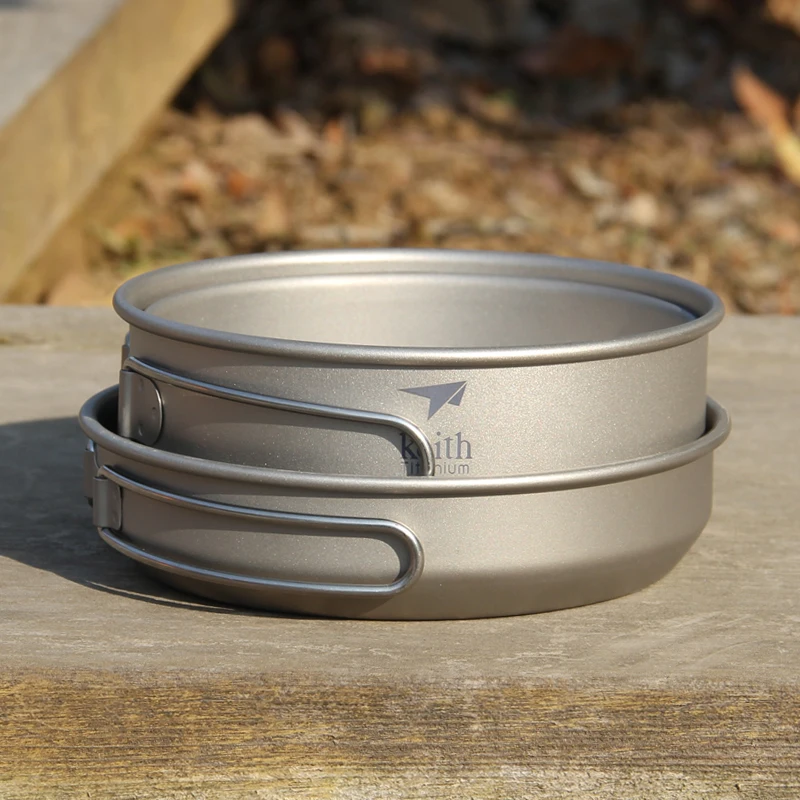 Keith 3pcs Titan Kochgeschirr  – Camping Cooking Bowl Bewertung und Preis