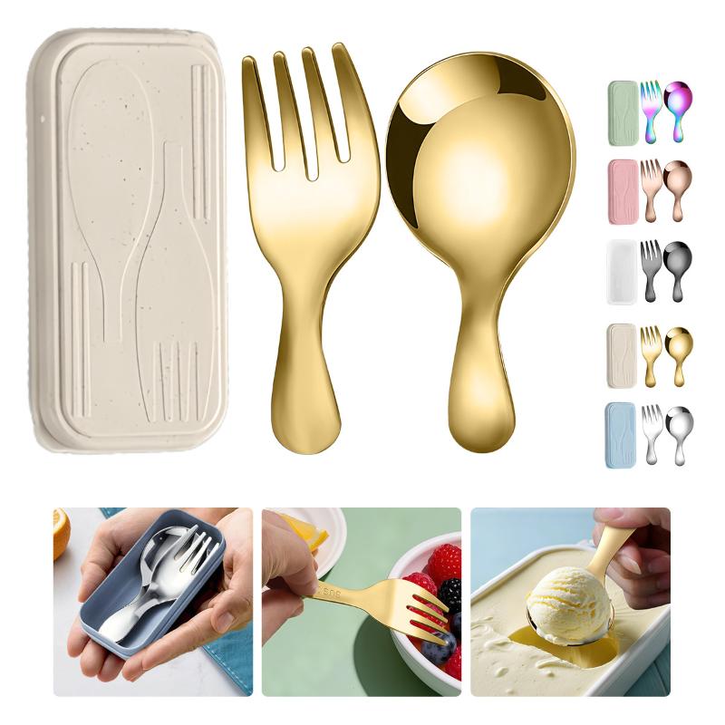 Edelstahl-Geschirr-Set, Löffel – Camping Cooking And Cutlery Set Bewertung und Preis