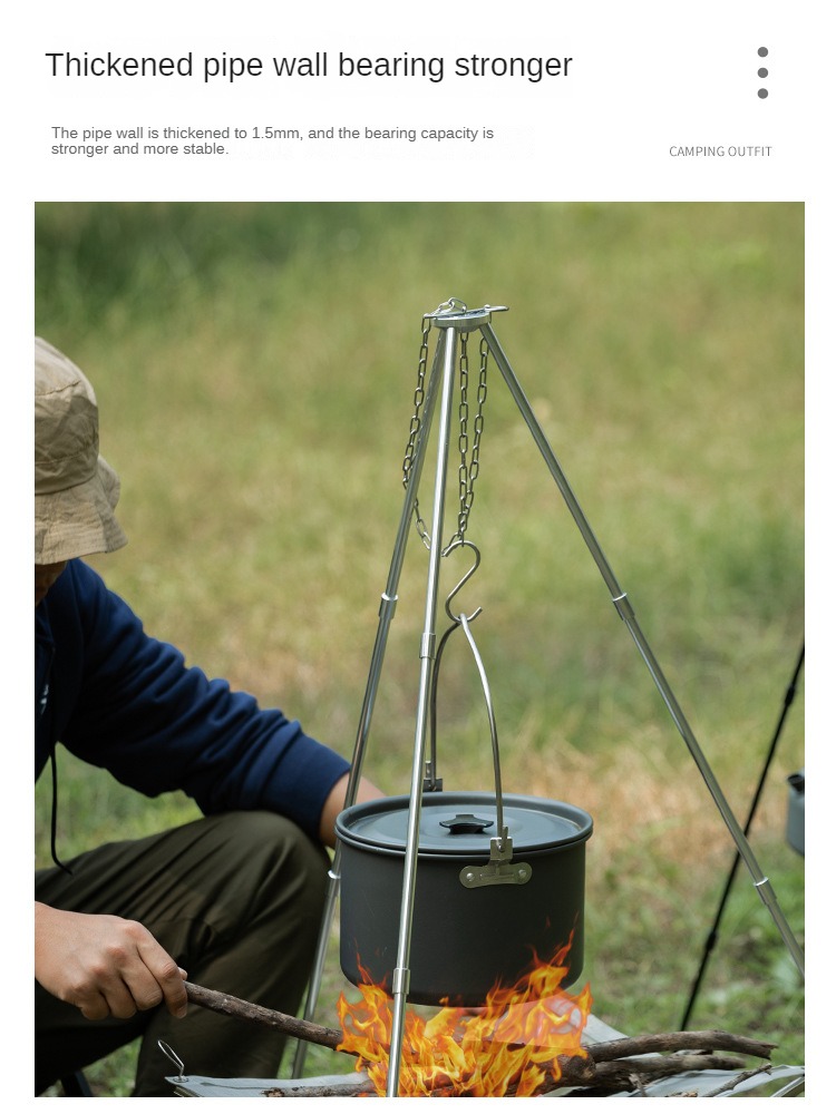 Camping Lagerfeuer Stativ trag – Camping Cooking Multi Tool Bewertung und Preis