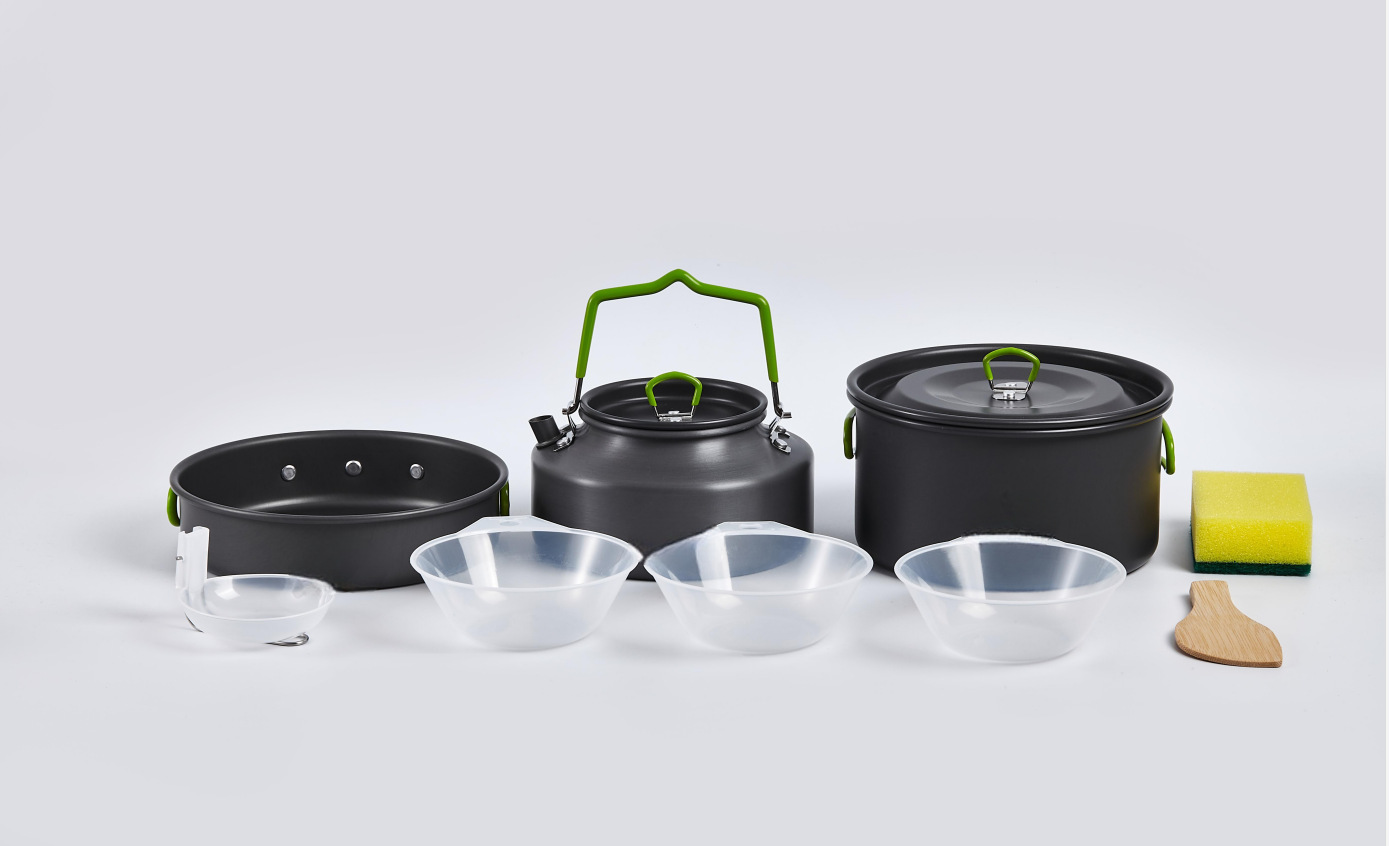 Outdoor-Kochgeschirr-Set, Koch – Camping Cooking Pot Set Bewertung und Preis