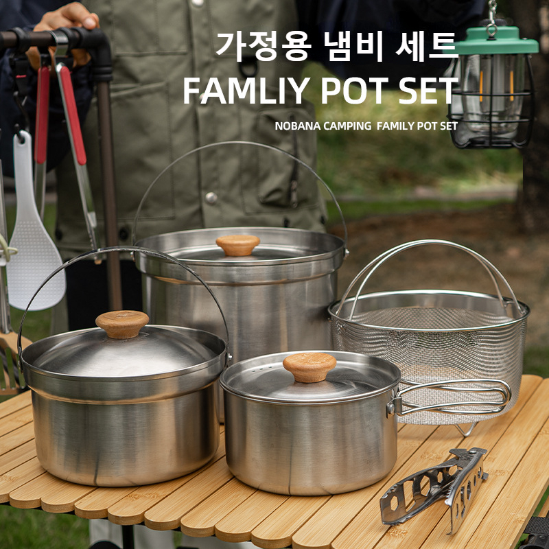 NOBANA Neueste Outdoor Edelsta – Camping Cooking And Cutlery Set Bewertung und Preis