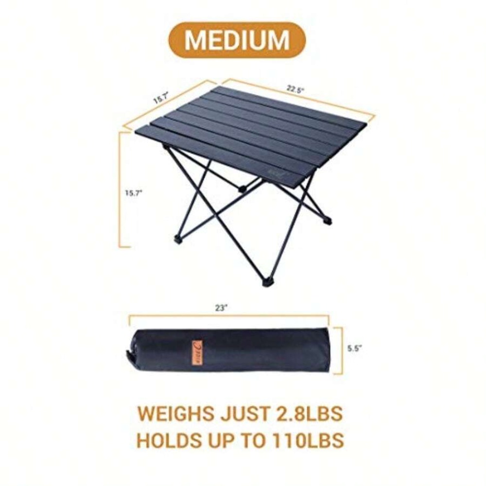 Ultraleichter, aufrollbarer Al – Camping Cooking Table Bewertung und Preis