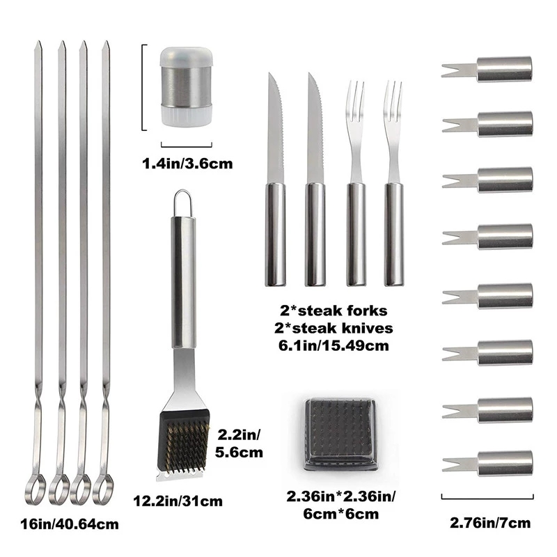 BBQ Werkzeuge Set Grill Grille – Camping Cooking Bundle Bewertung und Preis