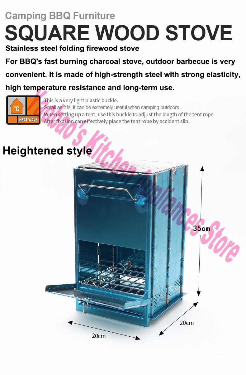 Holzofen für Outdoor-Camping,  – Camping Cooking Wood Stove Bewertung und Preis