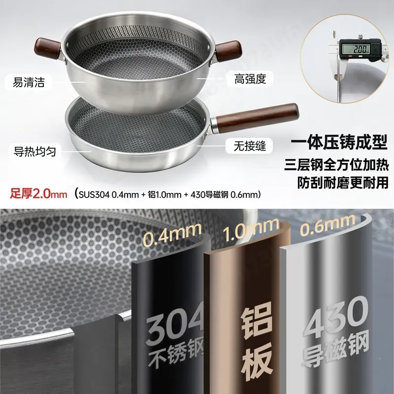 Großes Dreischichtiges Verdick – Camping Cooking Pot Set Bewertung und Preis