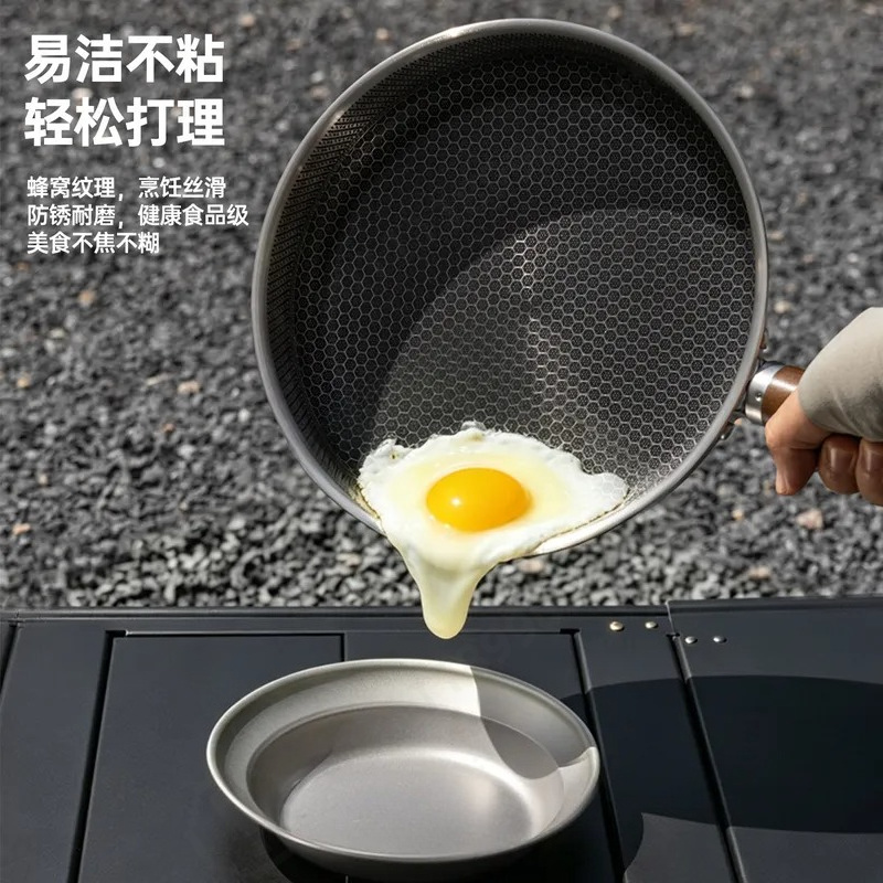 Großes Dreischichtiges Verdick – Camping Cooking Pot Set Bewertung und Preis