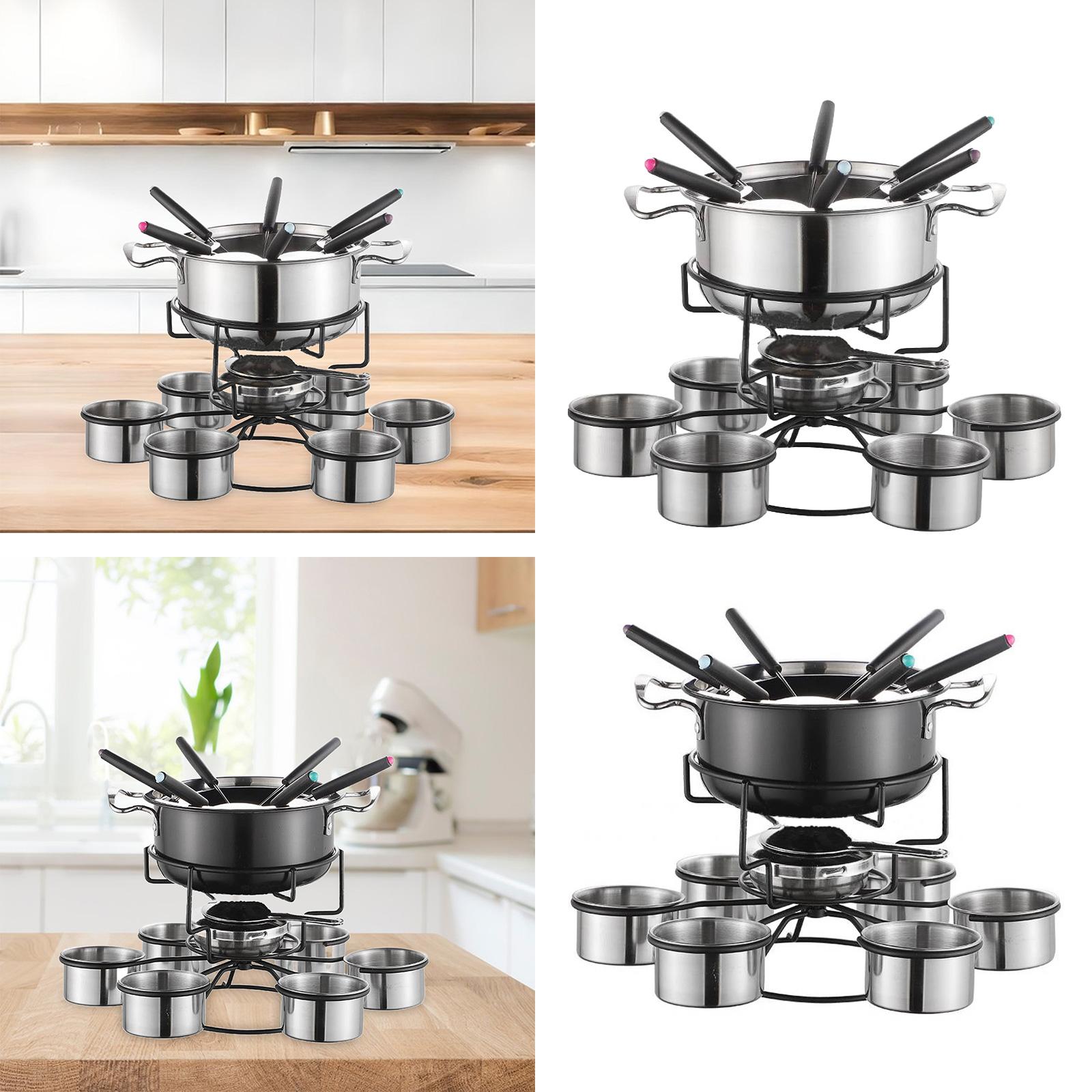 Fondue-Topf-Set, Kochherd, ver – Camping Cooking Pot Set Bewertung und Preis