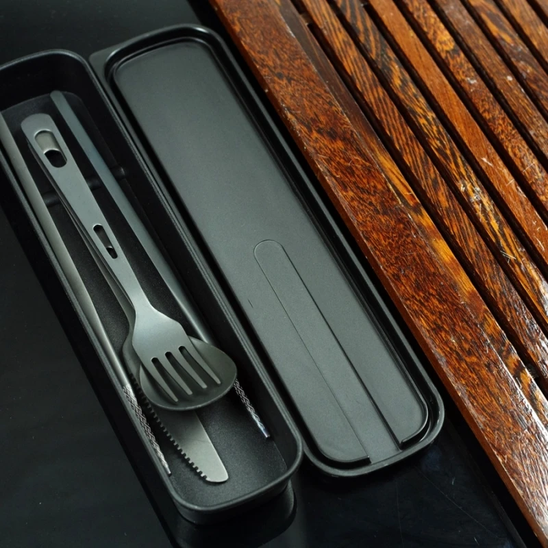 Reines Titan Schwarzes Besteck – Camping Cooking Knife Set Bewertung und Preis