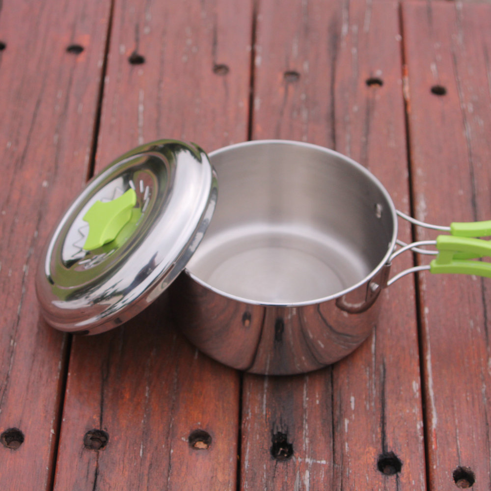 Camping-Topf, leicht, Edelstah – Camping Lightweight Cooking Pot Bewertung und Preis