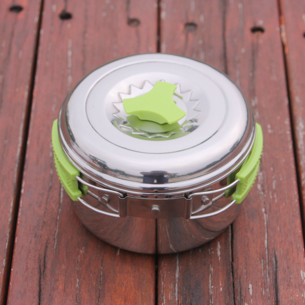 Camping-Topf, leicht, Edelstah – Camping Lightweight Cooking Pot Bewertung und Preis