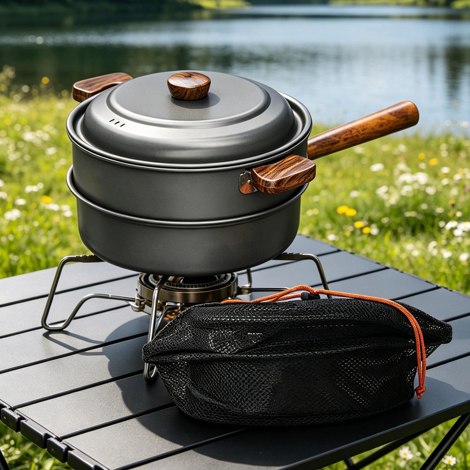 Campingtopf, tragbar, groß, le – Camping Lightweight Cooking Pot Bewertung und Preis