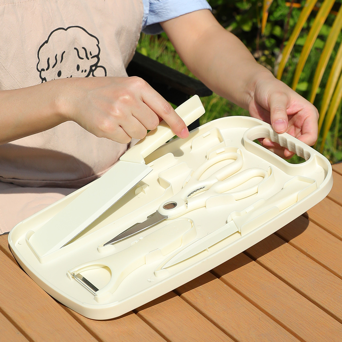 Tragbare Outdoor Picknick Set  – Camping Cooking Knife Set Bewertung und Preis