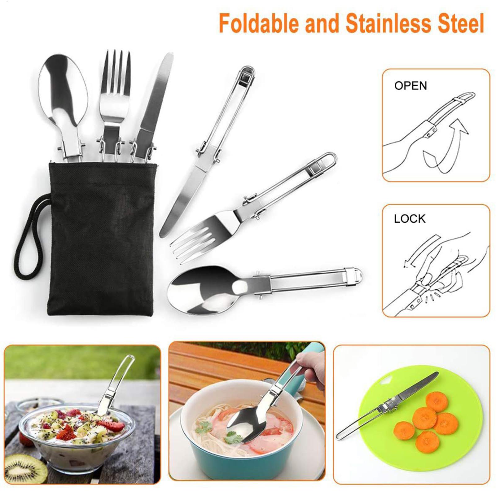 Rucksack-Kochset, Camping-Pfan – Camping Cooking Knife Set Bewertung und Preis