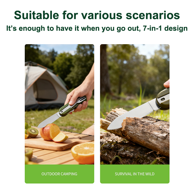 Neues 7-in-1 Camping-Besteckse – Camping Cooking And Cutlery Set Bewertung und Preis